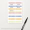 Avery No-Iron Fabric Name Labels, Playful Stripes Preprinted Designs, Handwrite Only, 24 Preprinted Labels (40774)